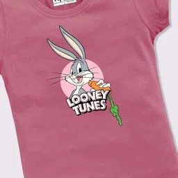 YK X Minute Mirth Girls Looney Tunes Printed Pure Cotton T-shirt image 4