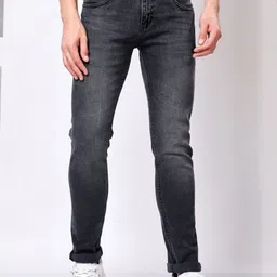 Stylox Men Relaxed Fit Mid-Rise Light Fade Denim Jeans-picture-12