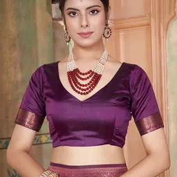 KALINI Woven Design Silk Blend Kanjeevaram Saree image 2