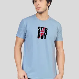 Greylongg Men Graphic Printed Round Neck Cotton T-shirt image 4