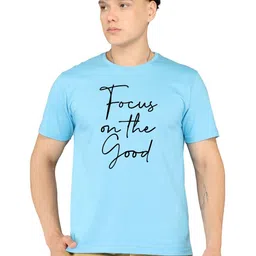BRAWNY BATTLER Men Typography Printed Round Neck Cotton T-shirt image 1