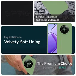 SPRIG Realme 12 5G Silicone Back Cover image 3