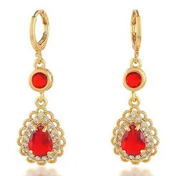 DZINETRENDZ Teardrop Shaped Drop Earrings image 3