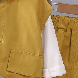 StyleCast x Revolte Boys Long Sleeves T-shirt With Joggers & Waistcoat image 2