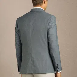 Louis Philippe Textured Slim Fit Single-Breasted Blazer image 5