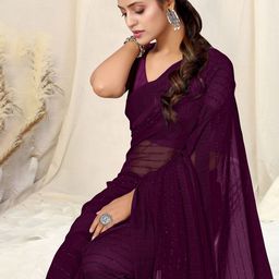 MIRCHI FASHION Embellished  Ready to Wear Saree-picture-16