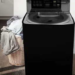The Furnishing Tree Washing Machine Cover Black Compatible for LG 10 KG Fully-Automatic Top Loading image 5