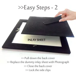 elegant arts and frames Black Metal Wall Hanging/Table Top Photo Frame image 5