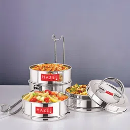 hazel Traditional Design Stainless Steel 4 Containers Lunch Box image 2