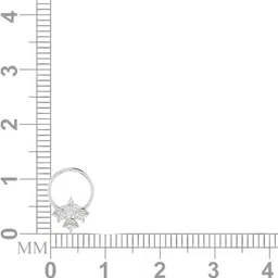 avsar Suchira 18kt Diamond White Gold Nose Wire image 4