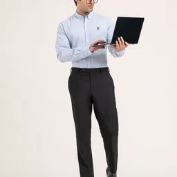 Red Tape Men Solid Button-Down Collar Formal Shirt image 2