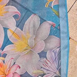 all about you Floral Printed Saree with Unstiched Blouse Piece image 2