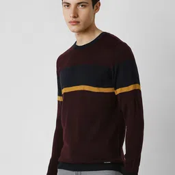 Van Heusen Sport Men Colourblocked Pullover Sweater image 3