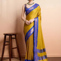 VILLAGIUS Woven Design Silk Cotton Saree-picture-37