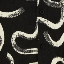 Fame Forever by Lifestyle Boys Printed Spread Collar Regular Fit Casual Shirt image 3