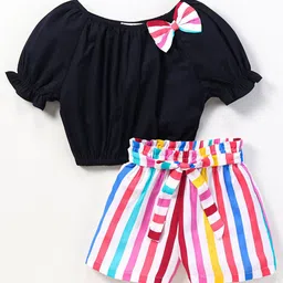 BAESD Girls Round Neck Top With Shorts-picture-39