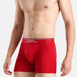 French Connection Pack Of 2 Cotton Trunks BARONHAUTE RED | CLASSIC BLUES image 5