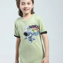 Monte Carlo Boys Graphic Printed Round Neck T-shirt-picture-21