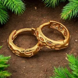 SHREE KRISHNA SHOPPING Gold-Plated Brass Earrings-picture-34