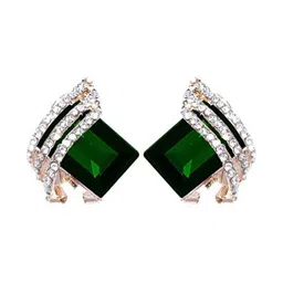 Jewelfy Women Gold-Plated Alloy Earrings-image-17