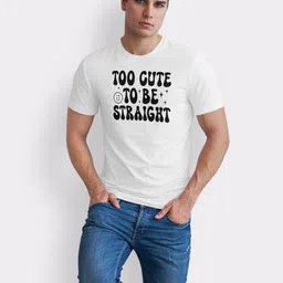 Seekbuylove Men Typography Printed Bio Finish T-shirt image 2