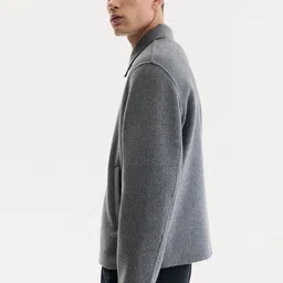 H&M Regular-Fit Wool-Blend Overshirt image 4