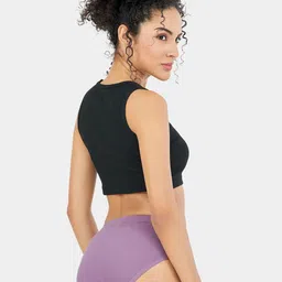 Trylo Pack Of 3 Mid Rise Hipster Assorted Briefs RIZA PRETTY PANTY-ASSORTED COLOURS-3XL image 4