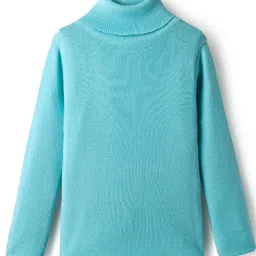 RVK Kids Ribbed Turtle Neck Pullover Sweaters image 1