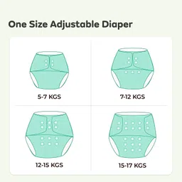 veeraa clothing Reusable Combo-3 Cloth Diaper with White Insert pad-01 Changing Station image 5