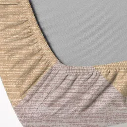 WEAVE AND DECOR Blue Geometric Printed 300 TC Cotton Single Bedsheet Set 1.98 m x 91.44 cm image 5