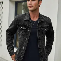 Kotty Men Denim Jacket-image-26