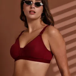 Imsa Moda Women Pack of 2 Non Padded Full Coverage Bra image 3