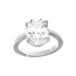 RRVGEM 8.25 Ratti Round Shape Cubic White Zircon American Stone Ring-picture-15