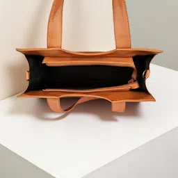 toteteca TotetecaWomen Solid PU Structured Shoulder Bag image 2