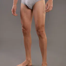 GIORDANO Men Pack Of 2 Mid-Rise Pure Cotton Basic Briefs GMUGBRF301 image 4