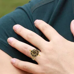 MEMOIR Brass Brass-Plated Ring image 3