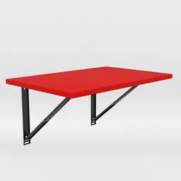 floresta wud Wall Mounted Folding Kitchen and Computer Table, Wooden Study, Utility Table Wood Portable Laptop Table image 4