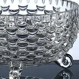 aanami Glass Dessert Bowl Transparent Glassware Set, Serving Ice Cream Cup, Crystal Clear 200 ML image 3