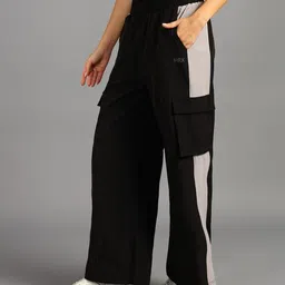 hrx by hrithik roshan Women Solid Black Track Pants-picture-10