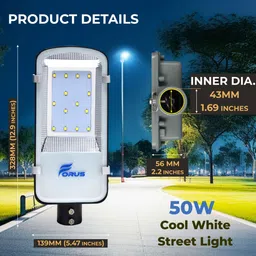 forus LED 50 Watt 10 Years Warranty IP-67 Waterproof Flood Light Outdoor Lamp image 4