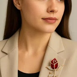 SYGA Brooch Pin Fashion Crystal Rhinestone Jewellery for Bridal Women Girl-S09 Brooch image 3