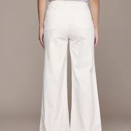 french connection Women Regular Mid Rise White Jeans image 3