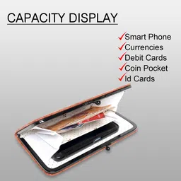 dosyso Casual, Formal, Party Tan Clutch image 3