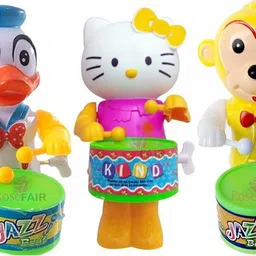 rosefair Cute Drummer Toy for Toddler Kids Birthday Return Gift Rattle Toys Rattle-picture-10