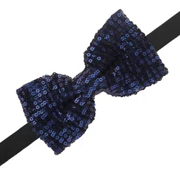 The Tie Hub Men Woven Design Sequin Classic Bowtie image 4