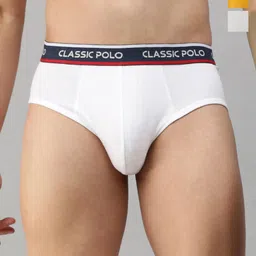 Classic Polo Men Pack Of 2 Anti-Odour Modal Basic Briefs image 1
