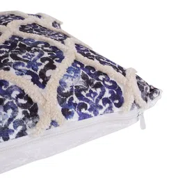 ROMEE Blue & White Set of 3 Ethnic Motifs Square Cushion Covers image 3