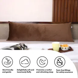 Dormyo Brown Fibre Filled Breathable Maternity Pillow image 3