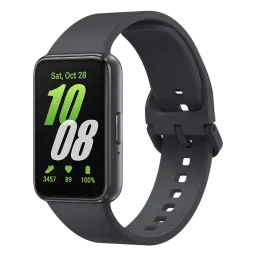 SAMSUNG Galaxy Fit3 Smartwatch with 100 Plus Watch Faces (40.9mm AMOLED Display, IP68 Water Resistant, Gray Strap) image 3