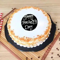 Teachers Day Butterscotch cake-image-26